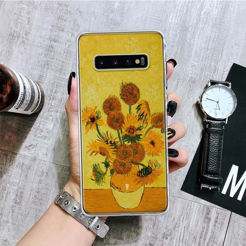 Чехол для телефона с масляной картиной Ван Гога для Samsung Galaxy S26 S25 Edge S24 S23 FE S22 Ultra S21 Plus S20 + Fundas Cover Coque Gala