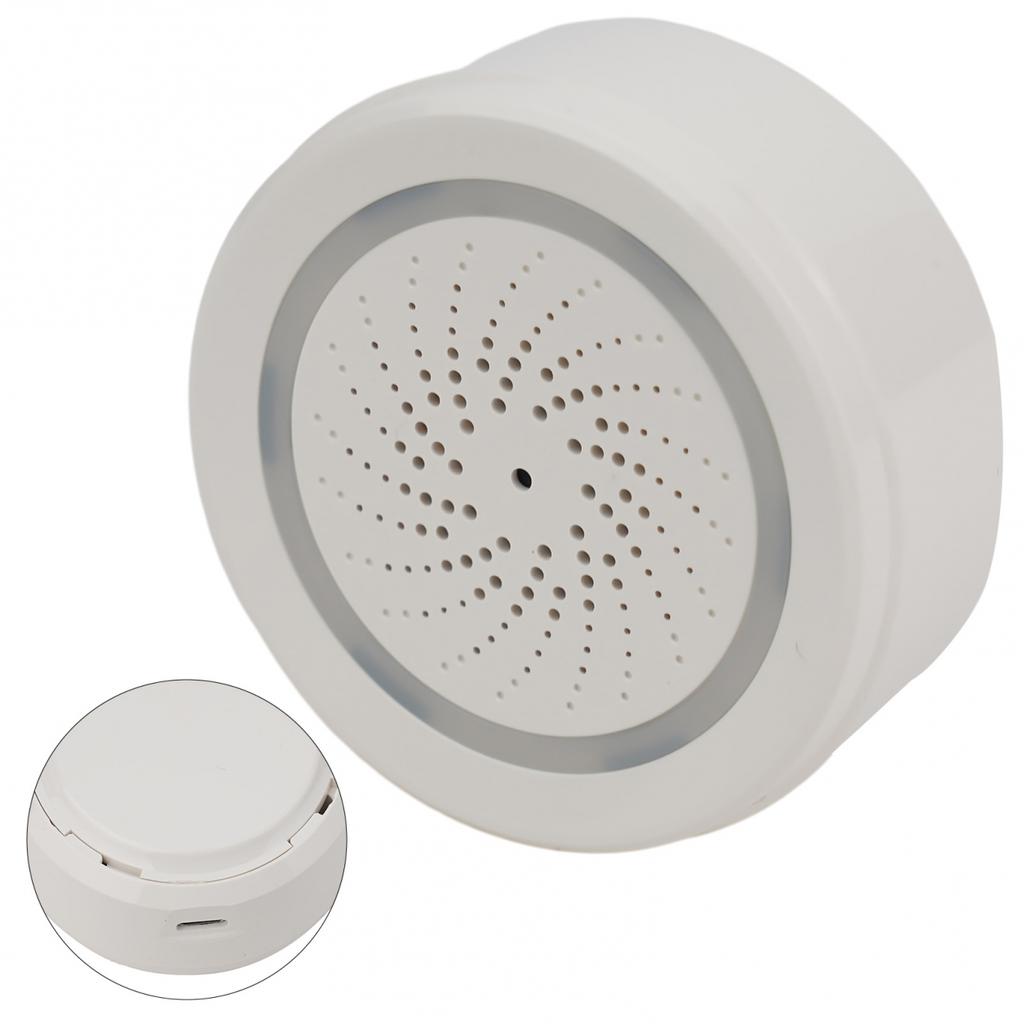 ForTuya WiFi сирена сигнализации 100 дБ с датчиком температуры и влажности стробоскопический свет