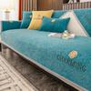 Modern Chenille Roses Embroidery Sofa Cover Non-slip Towel Pillowcase Decore Home L-shaped Sofa Cushion Four Season Universal