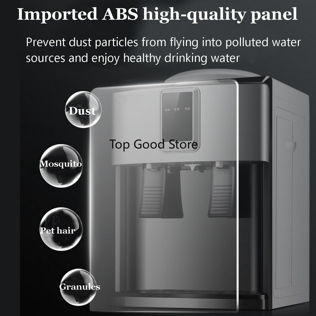 Настольный питьевой фонтанчик Охладитель и нагреватель теплой воды Дом Офис Общежитие Помощник для кофейного и чайного бара 3 в 1 Электрический диспенсер для воды