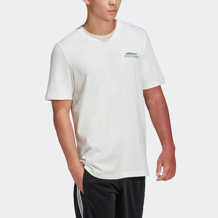 Adidas Originals Drop Shoulder Sleeve T Shirt Men's White HC7143
