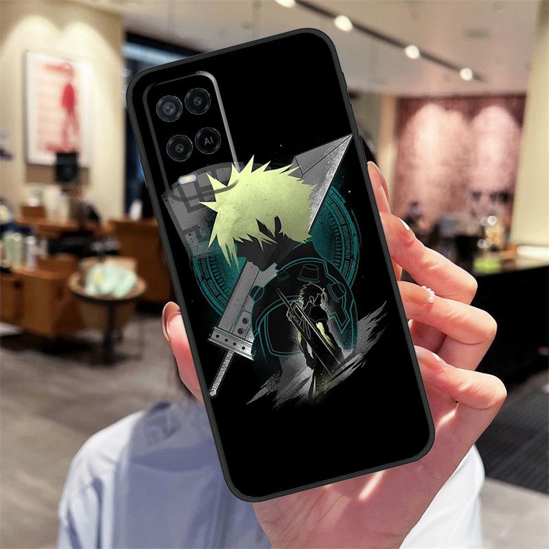 Чехол-постер Final Fantasy для OPPO Find X5 Pro X3 Lite A15 A16 A52 A72 A5 A9 A31 A53 A83 A93 A94 A74 A54
