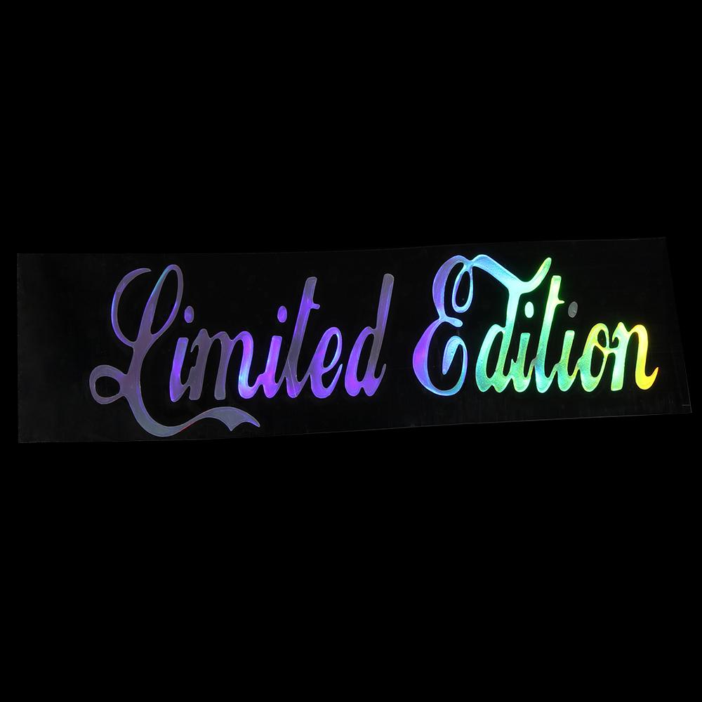 Creative Laser Auto Decal Reflective Waterproof Limited Edition Car Stickers Auto-styling Window