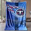 Tennessee Titans Fan Gear Flannel Fleece Blanket Cozy Warm Throw Blanket For Couch Bed Travel All Season Use