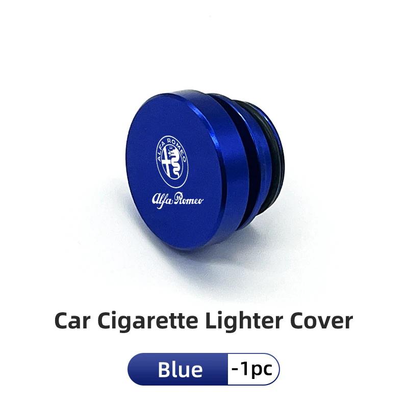 Alloy Car Cigarette Lighter Plug Button Cap Dust Cover Socket For Alfa Romeo Giulietta GT 159 147 156 Mito Brera Giulia SpiderZL8
