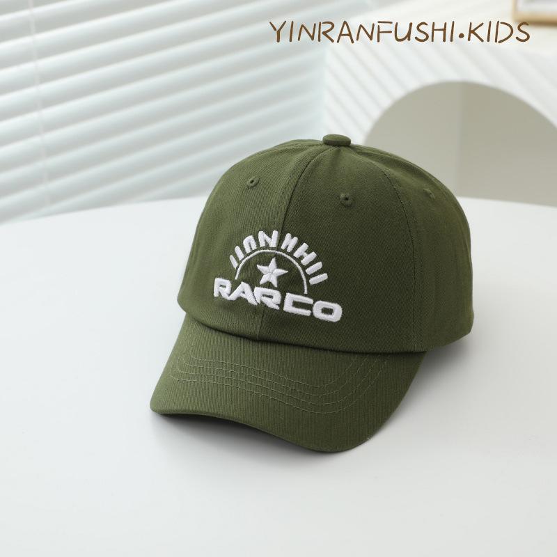 Детские шляпы весенне-осенние тонкие детские шляпы от солнца с вышивкой букв, бейсболки для детского сада, летние бейсболки