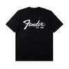 2025 Лето Новая Футболка с Графическим Принтом Электрогитары Fender Джими Хендрикса Мужская Футболка с Коротким Рукавом Уличная Одежда Лето