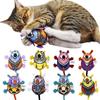 Игрушка для домашних кошек Натуральная кошачья мята Домашняя кошка Мататаби колокольчик Звук плюшевая мышь игрушка для кошек колокольчик Забавная кошка Подходящая игрушка для кошек для игр Принадлежности
