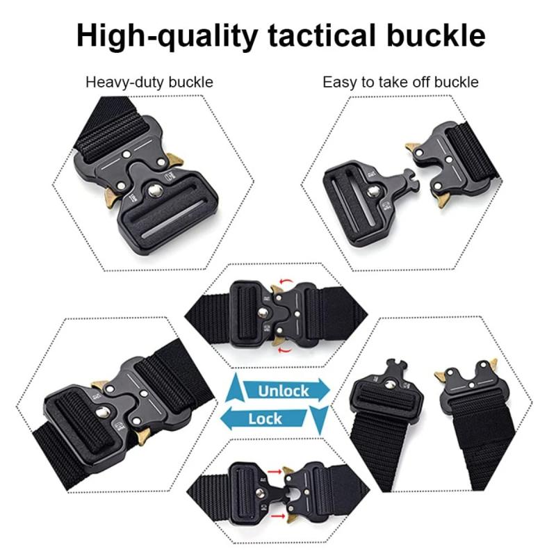 Тактический ремень Red Ears Мужской многофункциональный ремень из парусины для военных фанатов для тренировок на открытом воздухе из искусственного нейлона