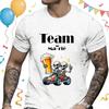 Team Du Mari Skeleton Gokart Beer Graphic Tshirt French Unisex Team Groom Best Unisex Short Sleeve Tees Evg Party Streetwear Tops