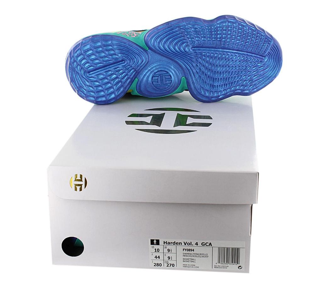 Adidas James Harden Vol. 4 GCA - Men's Basketball Shoes FY0894 Shock-Mint Sneakers Sports Shoes ORIGINAL