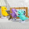 Юшэн Заводная Прыгающая Игрушка Животное Корова Белка Динозавр Кролик Пингвин Цыпленок Обезьяна Птица Ходячая Игрушка Для Малышей Образовательная Интерактивная Заводная