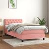3141454 vidaXL Divan Bed and Mattress Pink 80x200 Cm Velvet