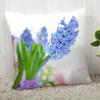 Домашний декор Цветущие гиацинты: Цветочная наволочка Декор Узор Наволочка для подушки Подходит для дивана Спальни Автомобиля Наволочка