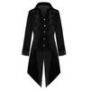 Medieval Vintage Tuxedo Coat Mens Halloween Party Cosplay Costume Faux Two Piece Formal Jacket