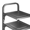 Кухонные полки для хранения, 4-ярусные, регулируемые, из углеродистой стали, органайзер под раковину, стеллаж для хранения в кладовой и ванной комнате.
