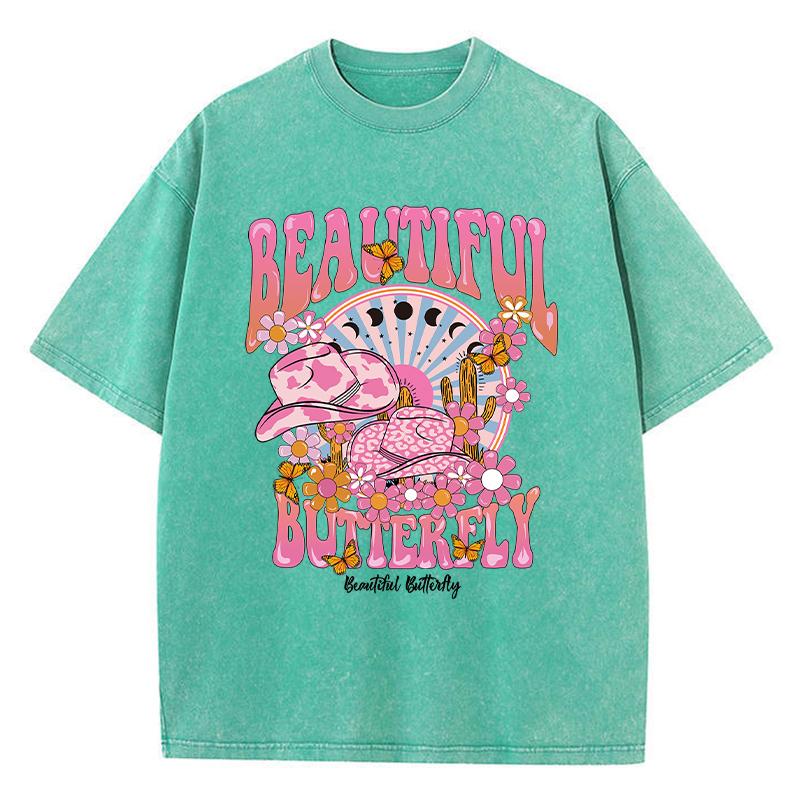 Женская хлопковая стираная футболка с принтом «Красивый и сияющий мир», летняя уличная футболка с коротким рукавом, женская одежда больших размеров