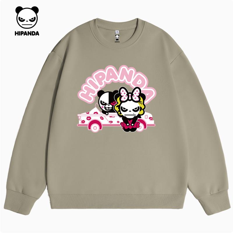 Hello Hipanda Panda Tide Brand American Round Neck Sweatshirt