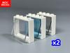 Нетоксичные кубики Moc Рама двери Стеклянное окно 1X4X3 60594 60603 DIY Архитектура Строительные блоки для дома Игрушки Дети Пластиковые куклы