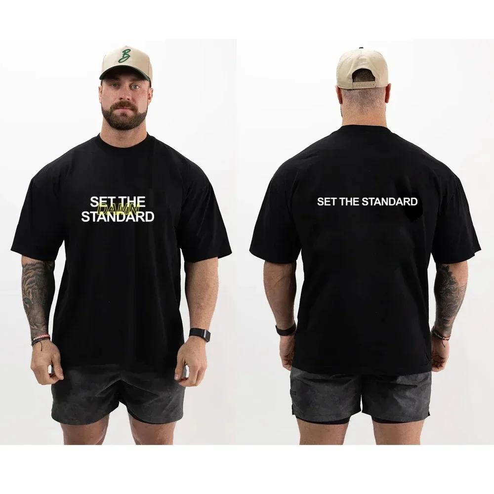 Летние джоггеры, спортивные футболки, футболка CBUM, мужская футболка Thavage, мускулистая, спортивная, повседневная, с круглым вырезом, с коротким рукавом, хлопковая, для бега, бодибилдинга