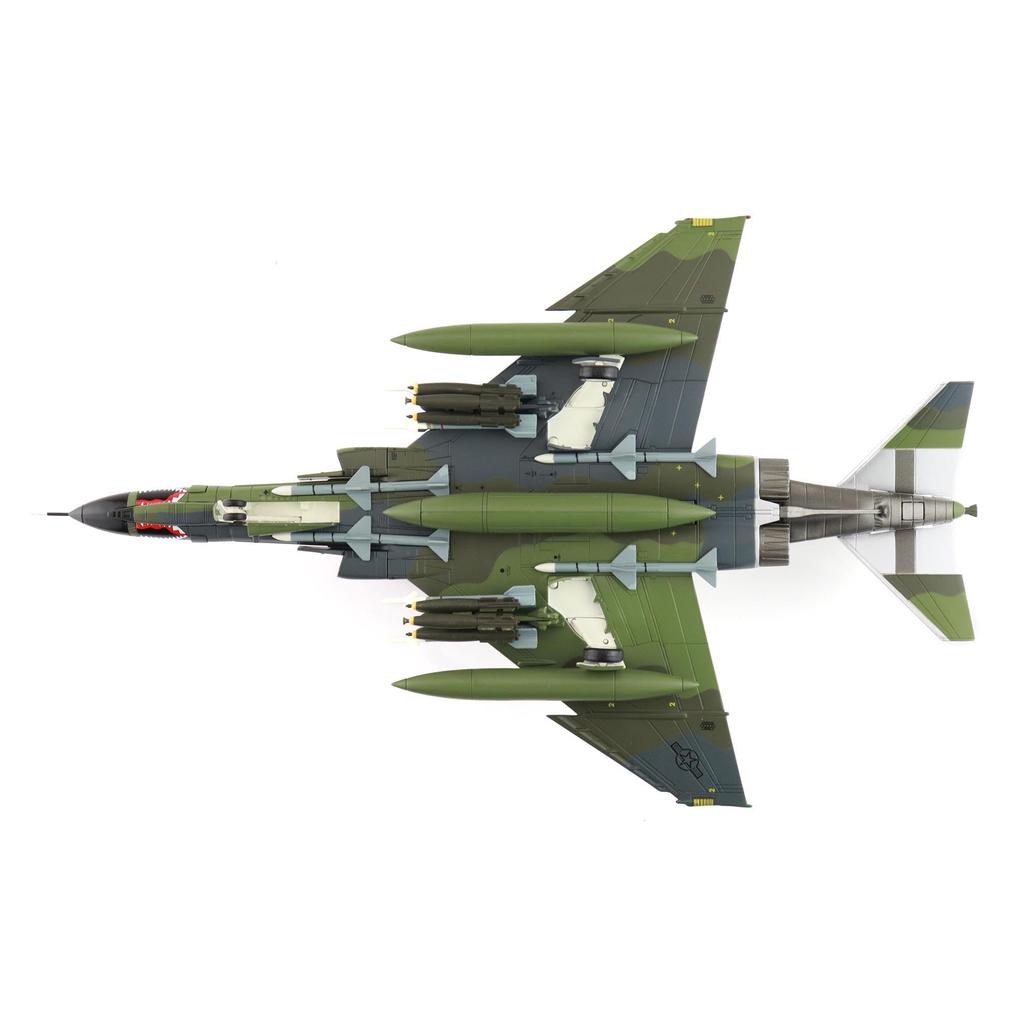 HOBBY MASTER 1/72 Масштаб F-4E Phantom II, ВВС США 497-я эскадрилья истребителей-бомбардировщиков, 1985 г., Готовая модель