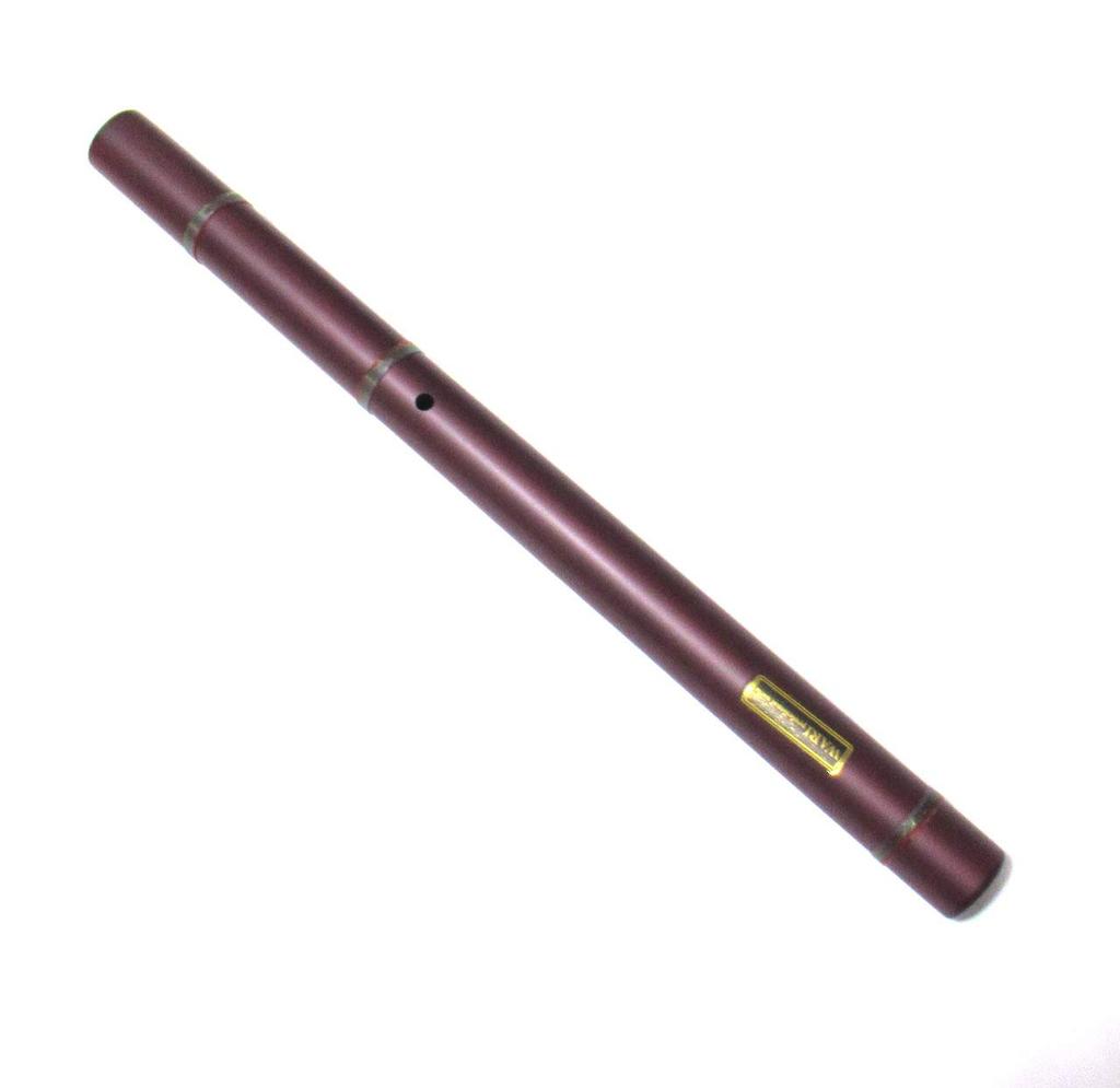 [WARI QUENA PRO WINERED] WARI Профессиональная Кена, Тональность Соль (G), Высококачественный Деревянный Народный Инструмент, Андийский Стиль, Винно-Красная Отделка, Модель с Выгравированным Логотипом,