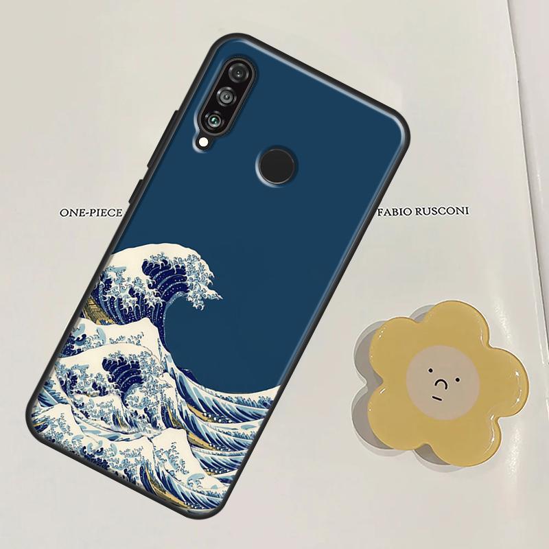 The Great Wave off Kanagawa For Huawei Nova Y91 Y60 Y70 Y90 Y61 3i 7i 8i 11i Nova 11 9 10 SE P20 P40 Lite P30 Pro Case