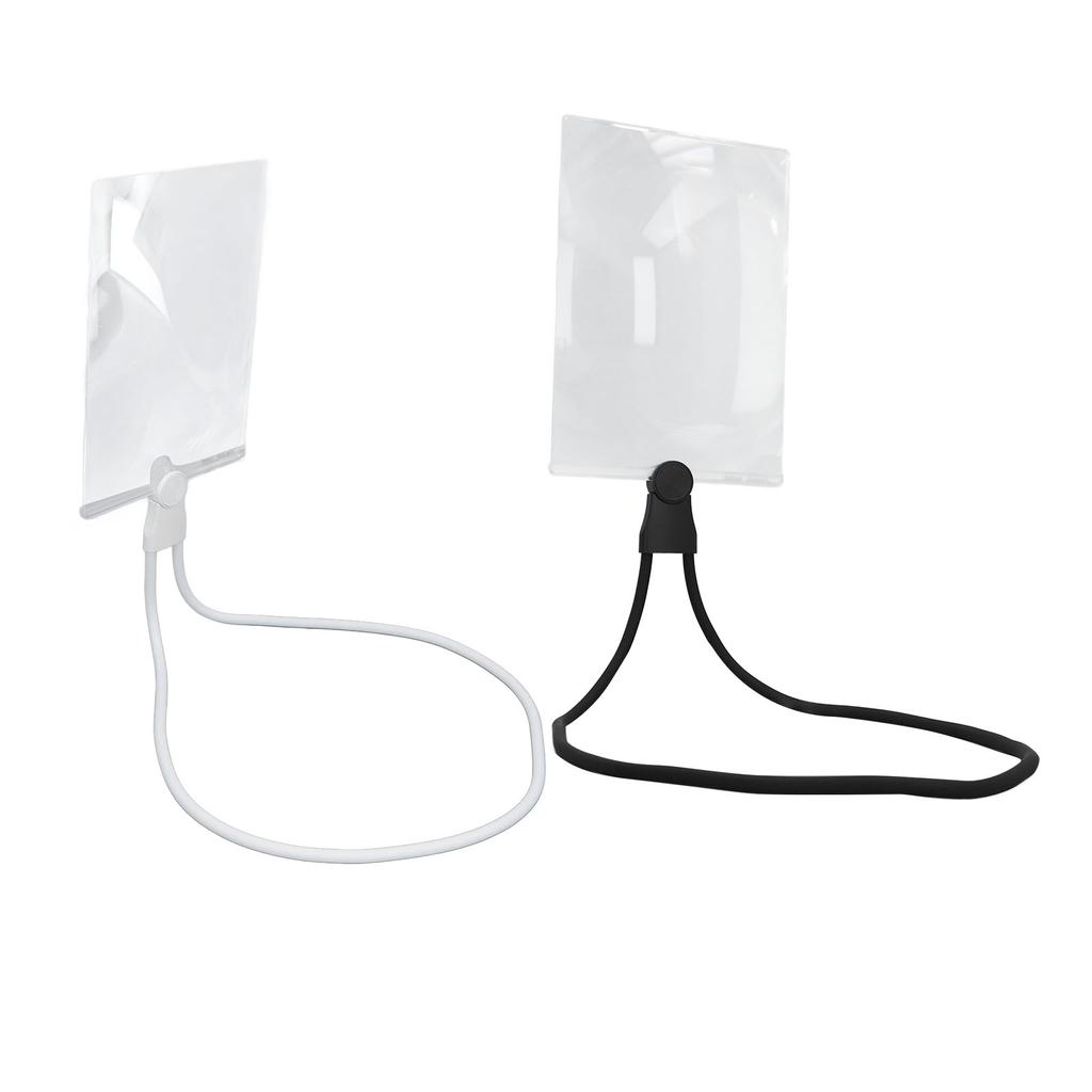 Neck Wear Magnifier 3X Magnification Handheld Desktop Neck Hanging Magnifying Glass Gooseneck High D
