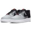 Nike Air Force 1 07 LV8 Black Smoke Grey Men Sneakers Pure-Platinum Red-Lava CZ0337-001