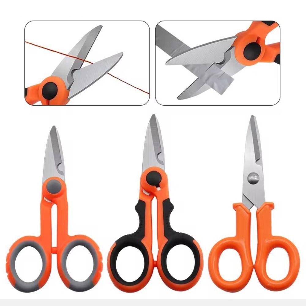 High Carbon Steel Scissors Hand Tool Electrician Scissors Fishing Scissor Fishing Tool