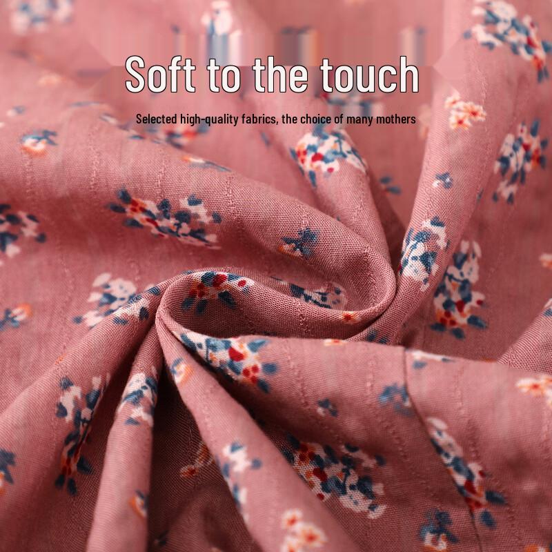 Elderly Women's Short Sleeve Round Neck Blouse