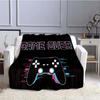 Game Controller Flannel Blanket for Couch Sofa Chair Room Decor Soft Warm Blanket Blankets for Beds Grinch Blanket