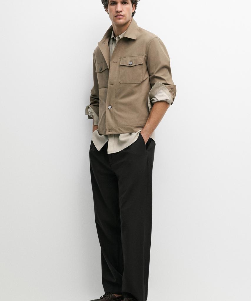 Massimo Dutti Double Pocket Trucker Style Jacket