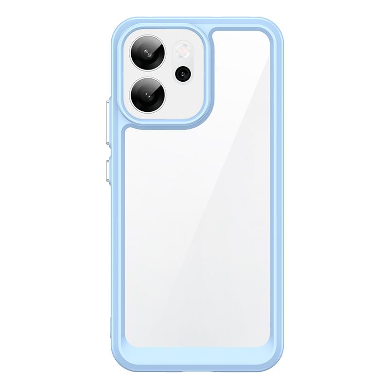 Для oppo Reno14 F 5G Чехол oppo Reno14 F 5G Обложка Funda Прозрачный ПК + Силикон Противоударный Защитный Чехол для Телефона oppo Reno14 F 5G