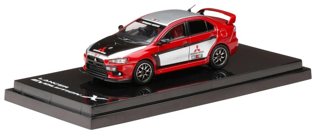 Mitsubishi LANCER EVOLUTION X RALLIART COLOR 1/64 (RED)