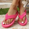 Модные легкие летние пляжные шлепанцы женские однотонные Eva повседневные тапочки женские удобные сандалии на плоской подошве с перемычкой для пальца уличные тапочки