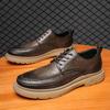 Модная мужская повседневная кожаная обувь Кожаная обувь с низким верхом
