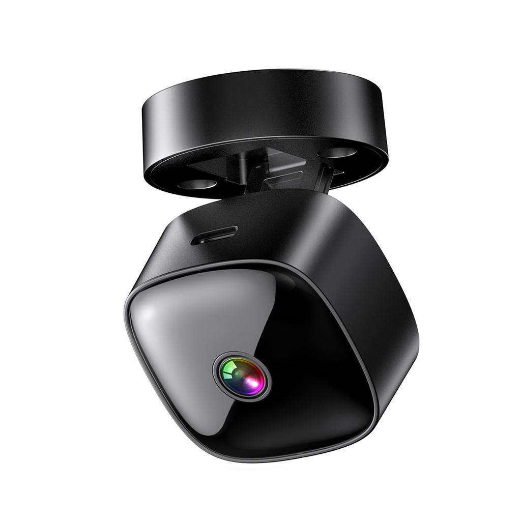 Compact WiFi Camera with Night Vision, Smart Home Security Camera, 360 degrees Rotation, Rechargeable Battery, Motion