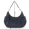 Отличная сумка ANYA HINDMARCH Neeson Hobo Bag Кожа Темно-серая кожа Женская Б/у
