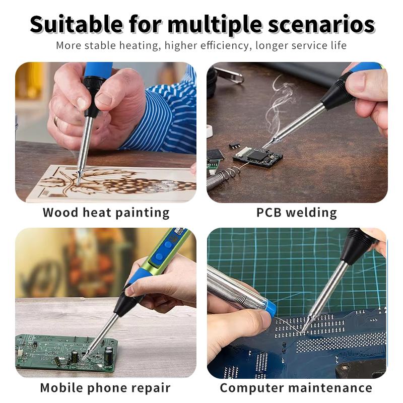 FMchip H-01 Soldering Iron PD 3.0 Protocol 65W Intelligent Temperature Control Suitable for Soldering Repairs and DIY Projects