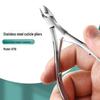 Набор щипцов для кутикулы из нержавеющей стали с двойной пружиной - инструменты для нейл-арта для обрезки кутикул, вросших ногтей и бороздок под ногтями