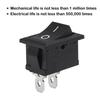 10pcs Snap-in Boat Rocker Switch Toggle Power SPST ON-OFF 2 Pin AC 250V 6A 125V 10A 2 Pin Position Snap Switch for Car Auto Boat