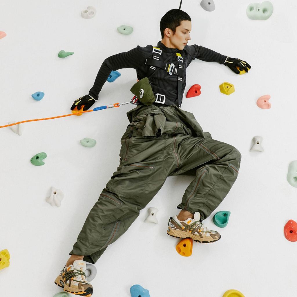 Asics Кроссовки Gel Kahana TR V2 Kahki Moss Green Unisex с загаром и белым 1203A259-200