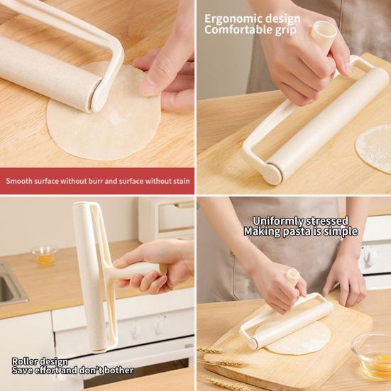 Удобная ручка, скалка для теста, контакт с пищевыми продуктами, отличная портативная палочка для прессования теста, скалка для пиццы