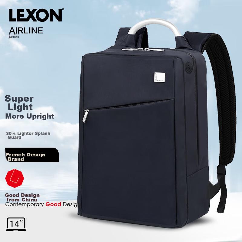 Рюкзак LEXON Французский бренд, Деловая сумка для ноутбука 14 дюймов для мужчин, Водонепроницаемый рюкзак, Сумка для ноутбука для commuters, Подарок