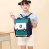 School Bag Children's Versatile Portable Hand-held School Bag Boys and Girls British Style Messenger Make-up Bag Double Shoulder Art Bag Printed Logo