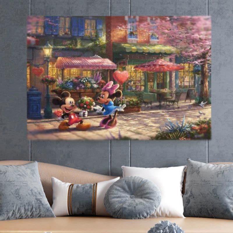 Модный подарок для девочки в тематике Микки Мауса, сказочные обои для декора спальни