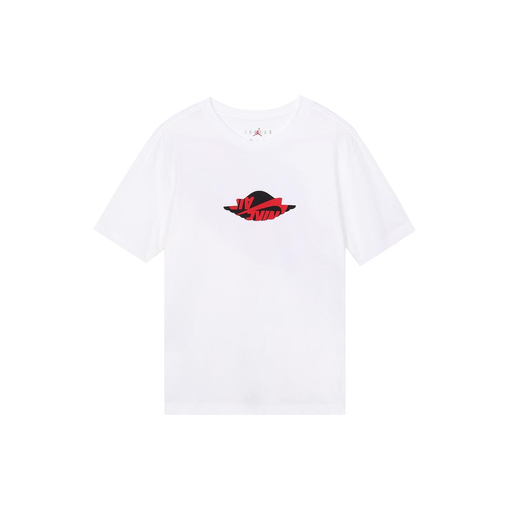 Air Jordan Wings Basketball Sports Casual Short Sleeve T-Shirt Men Tops White AT8903-100