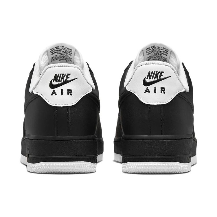 Nike Air Force 1 07 Двойные черные белые мужские кроссовки DH7561-001