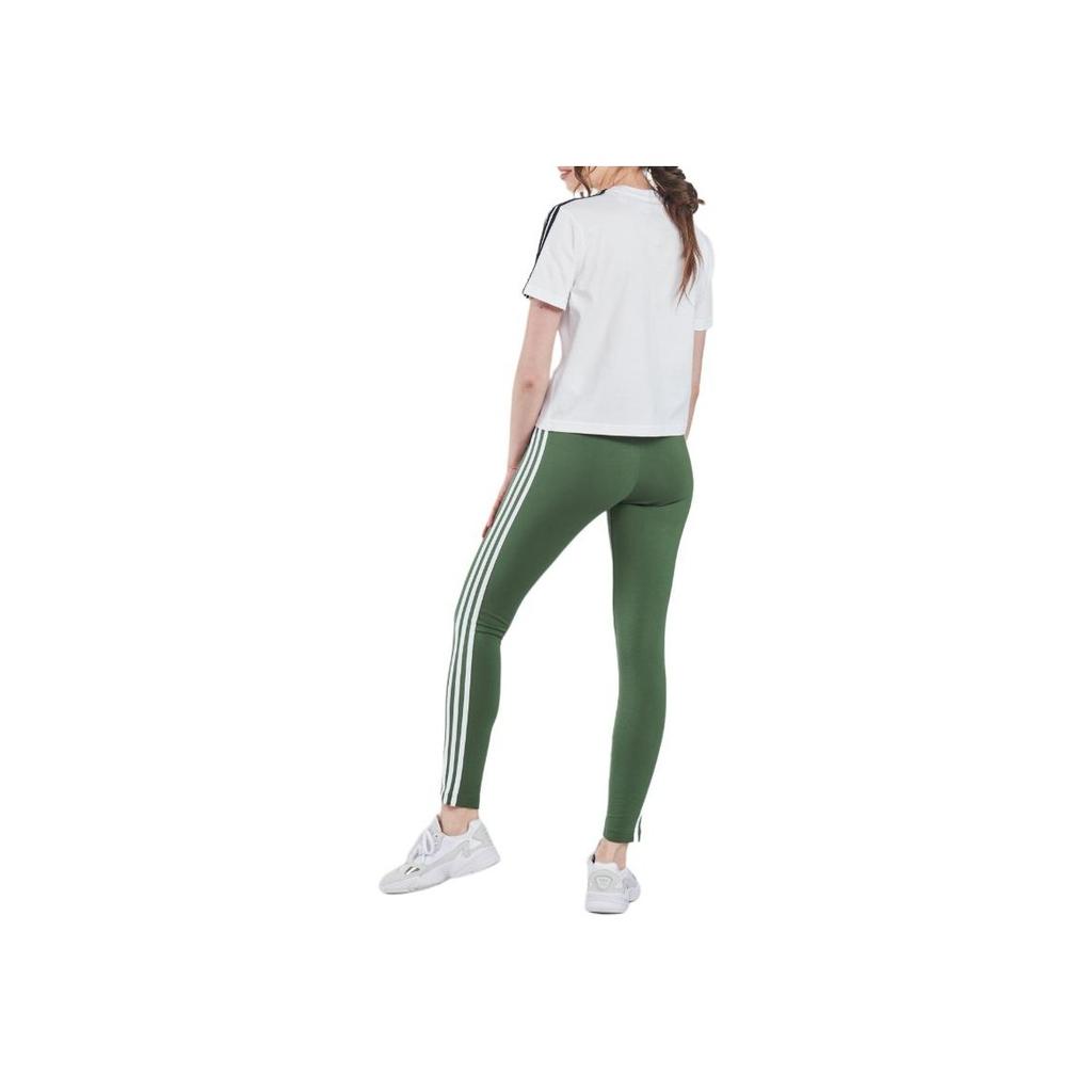 Adidas Укороченный топ с тремя полосками, женский, белый GL0778